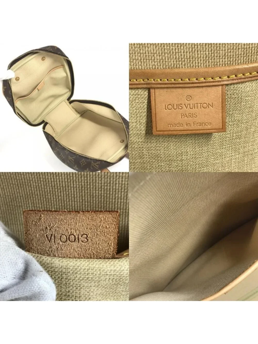 Louis Vuitton Handbag Excursion Monogram Canvas Brown